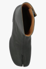 Maison Margiela GREEN 'Tabi' leather ankle boots