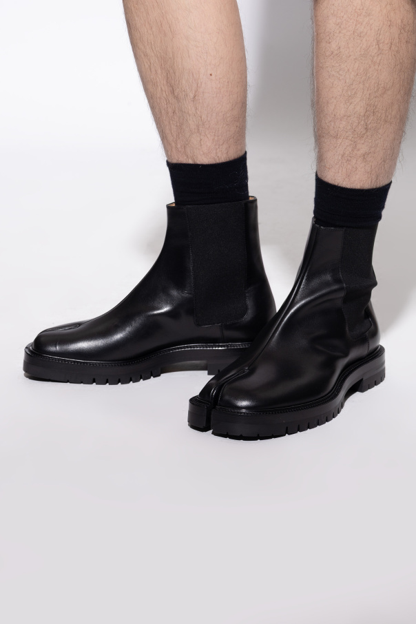 Maison Margiela Chelsea boots with 'tabi' cut-out