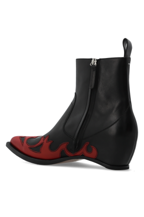 Maison Margiela Botines de cuero con cuña