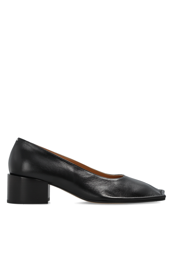 Maison Margiela Skórzane buty na obcasie