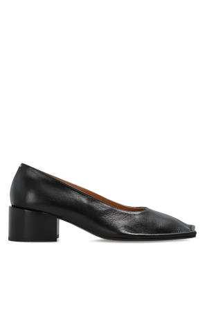 Skórzane buty na obcasie od Maison Margiela
