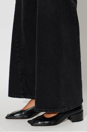 Skórzane buty na obcasie od Maison Margiela