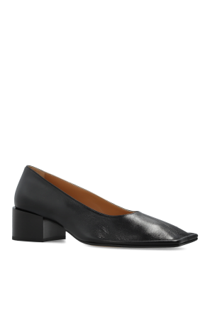 Maison Margiela Skórzane buty na obcasie