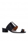 Maison Margiela BLACK Cut-out heeled mules
