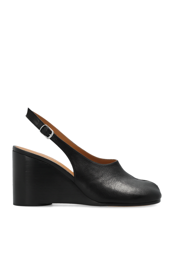 Maison Margiela Leather wedge shoes
