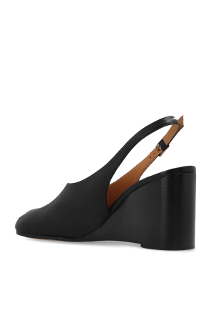 Maison Margiela Leather wedge shoes