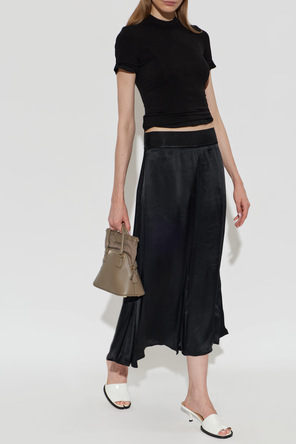 Maison Margiela Leather heeled mules with ‘Tabi’ cut-out