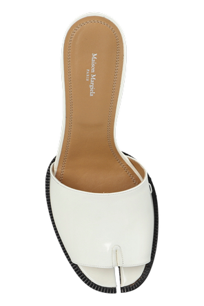 Maison Margiela Leather heeled mules with ‘Tabi’ cut-out