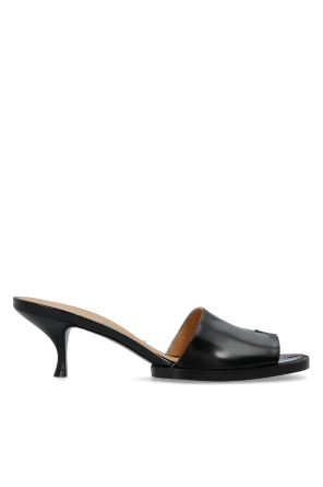 Heeled mules with ‘Tabi’ cut-out
