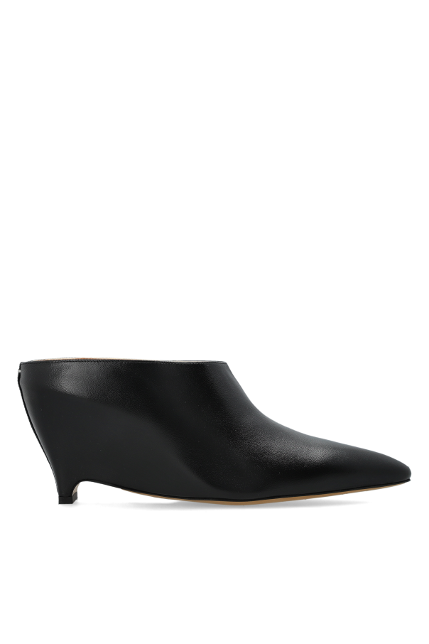 Leather wedge shoes od Maison Margiela