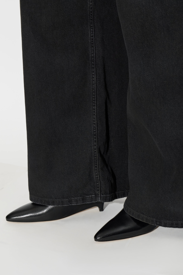 Maison Margiela Leather wedge shoes
