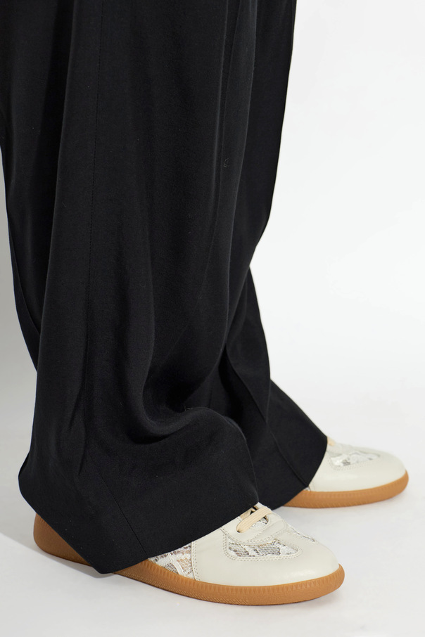 Maison Margiela Lace-inserted sneakers