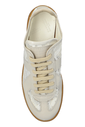 Maison Margiela Lace-inserted sneakers