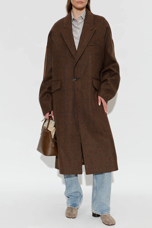Maison Margiela Wildleder-Stiefeletten mit Absatz und Ausschnitt 'Tabi'