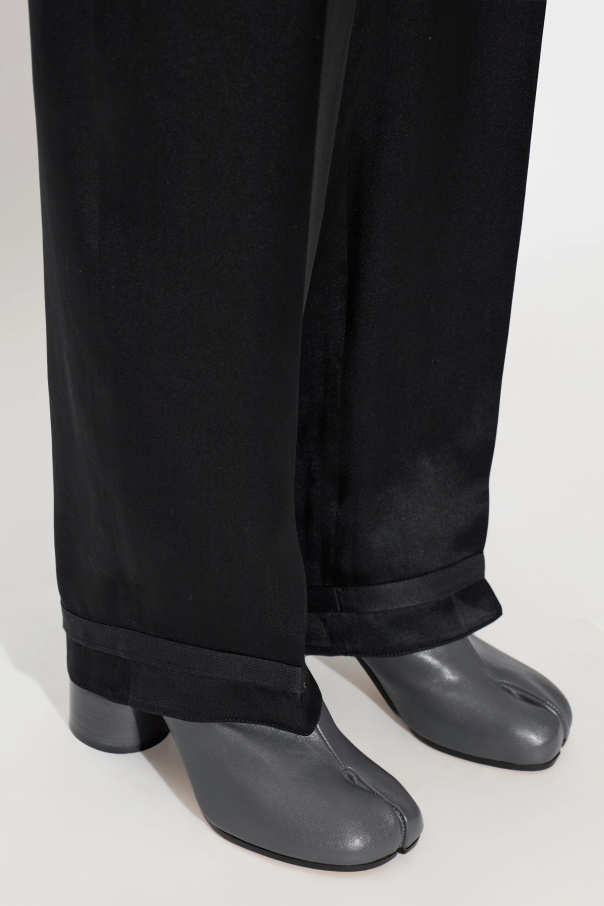 Maison Margiela Heeled ankle boots with "Tabi" cut-out