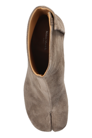 Maison Margiela Suede heeled ankle boots with ‘Tabi’ cut-out