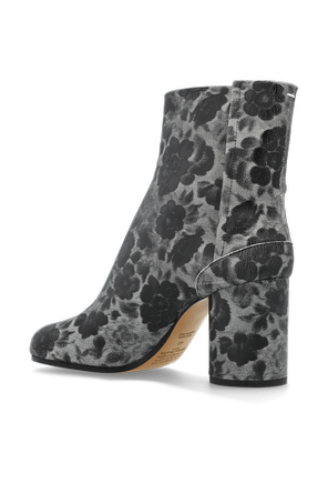 Maison Margiela Leder-Stiefeletten mit Ausschnitt 'Tabi'