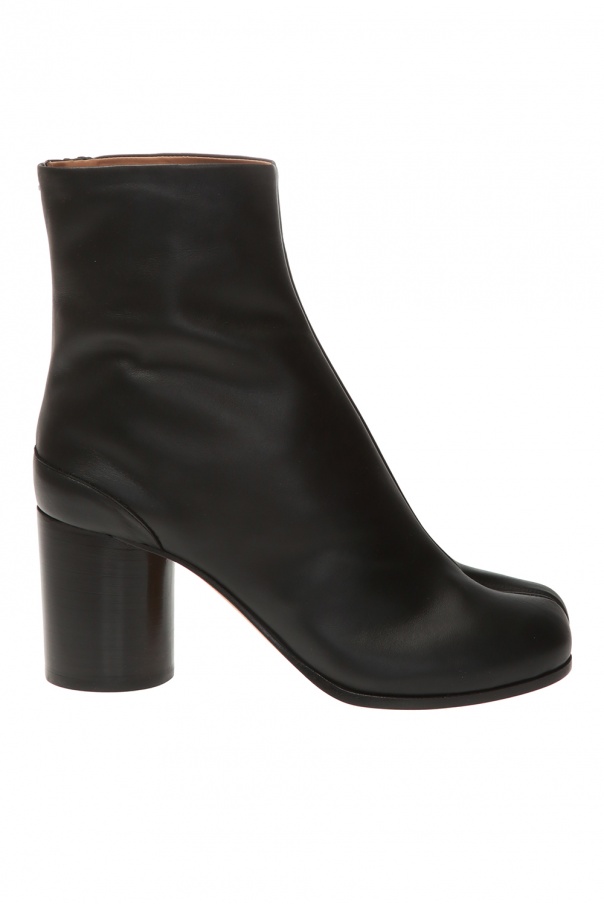 Maison Margiela Leather 'Tabi' heeled ankle boots