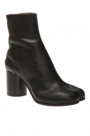 Maison Margiela Leather 'Tabi' heeled ankle boots