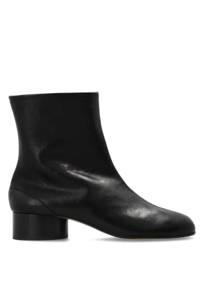 Heeled ankle boots with 'Tabi' cut-out