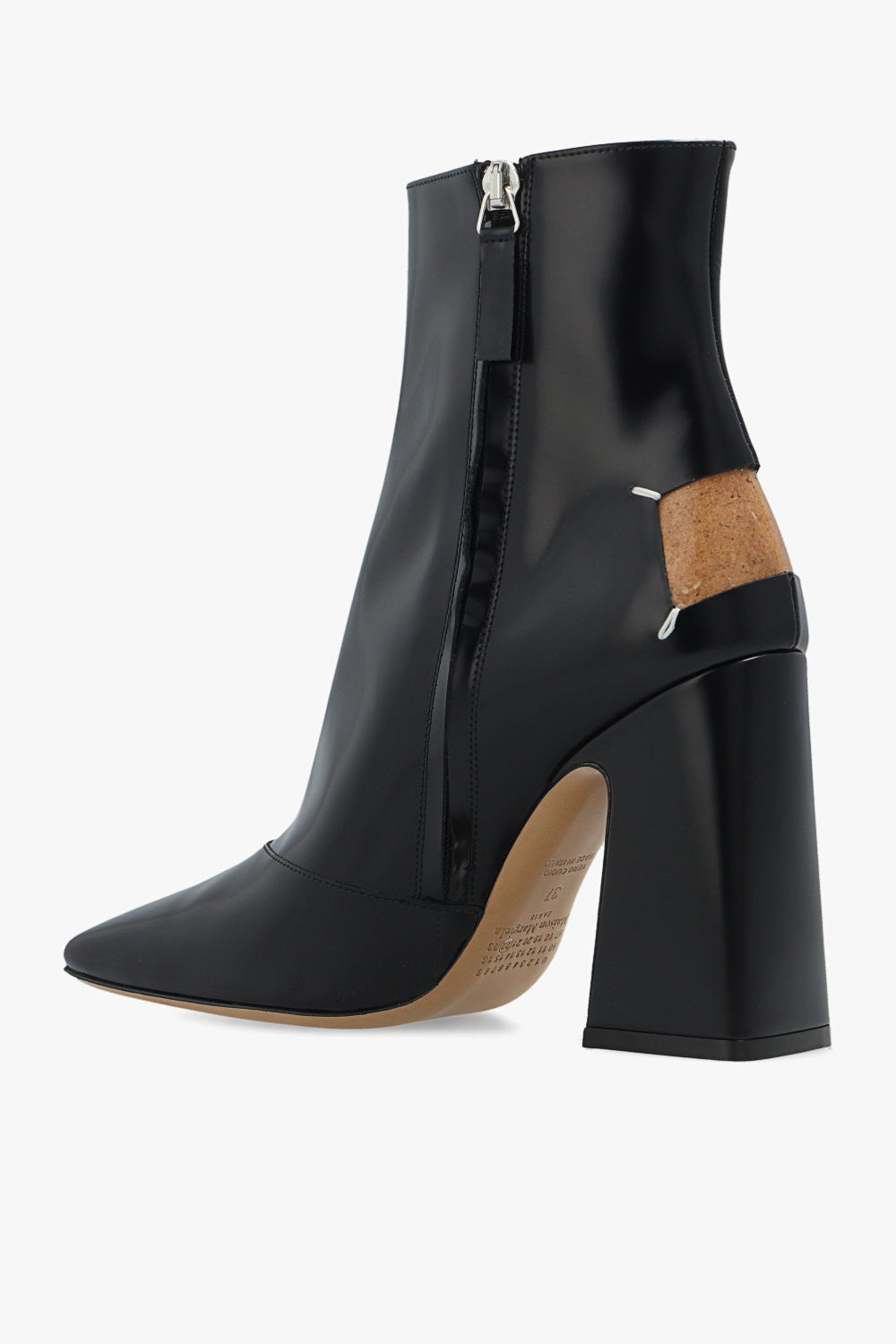 Maison Margiela Heeled ankle boots with logo