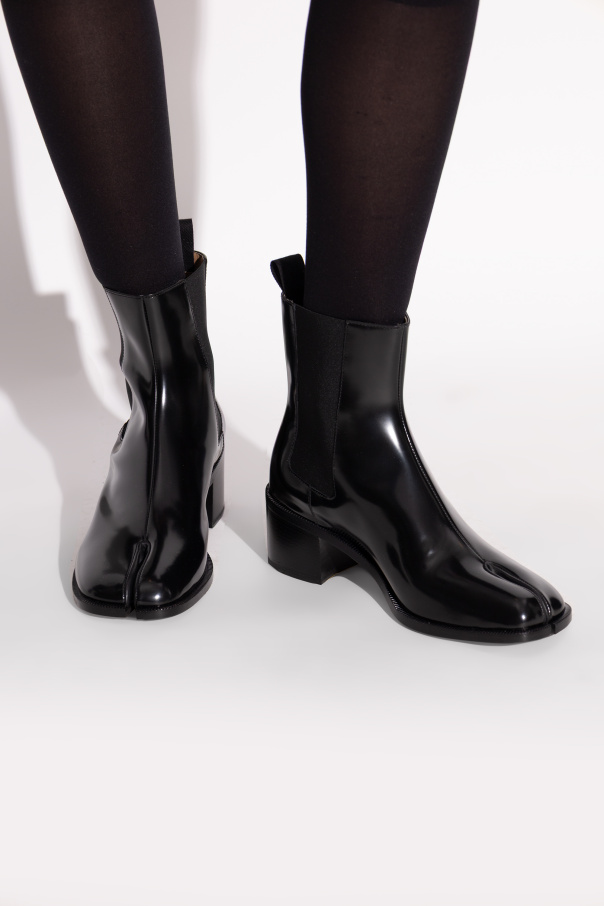 Maison Margiela Heeled ankle boots with "Tabi" cut-out