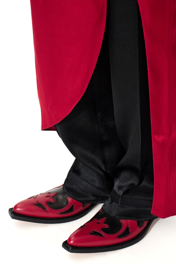 Maison Margiela Botines de cuero con cuña