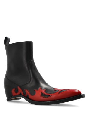 Maison Margiela Botines de cuero con cuña