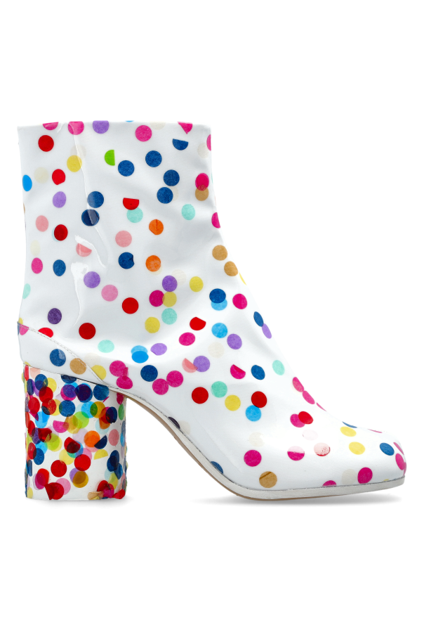 Heeled ankle boots with 'Tabi' cut-out od Maison Margiela