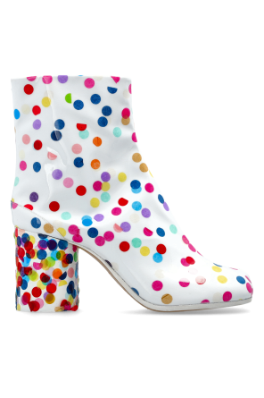 Heeled ankle boots with 'tabi' cut-out od Maison Margiela