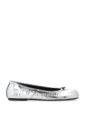 Maison Margiela SILVER Ballet flats with Tabi toe