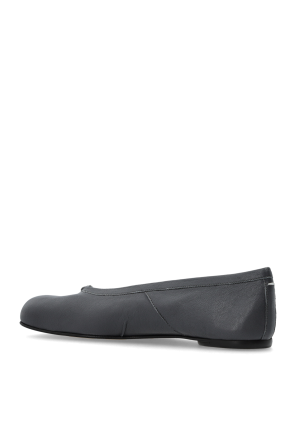 Maison Margiela Skórzane baleriny z wycięciem ‘Tabi’