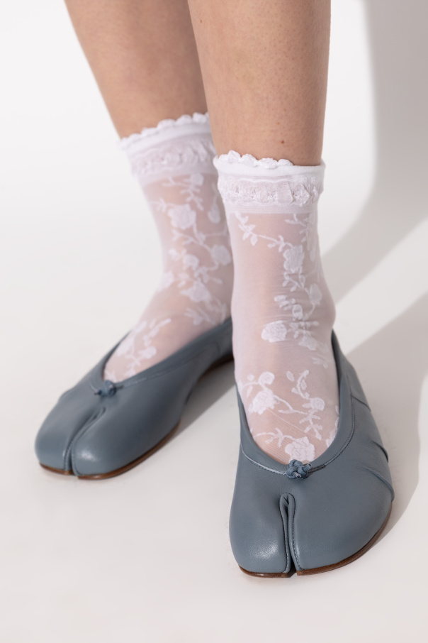 Maison Margiela Baleriny z wycięciem `tabi`