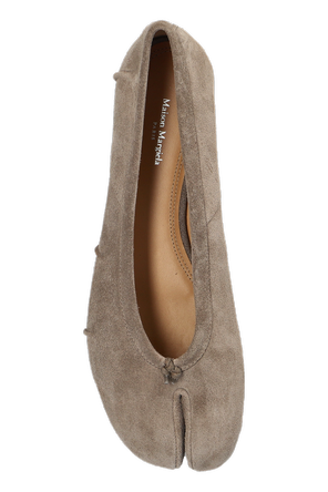 Maison Margiela Suede ballerinas with ‘Tabi’ cut-out