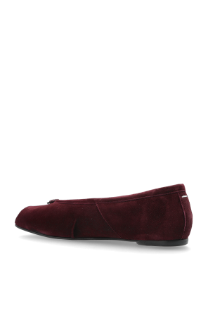 Maison Margiela Suede ballerinas with "Tabi" cut-out