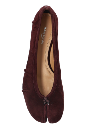 Maison Margiela Suede ballerinas with "Tabi" cut-out
