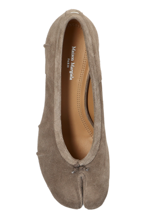 Maison Margiela Suede heeled shoes with ‘Tabi’ cut-out