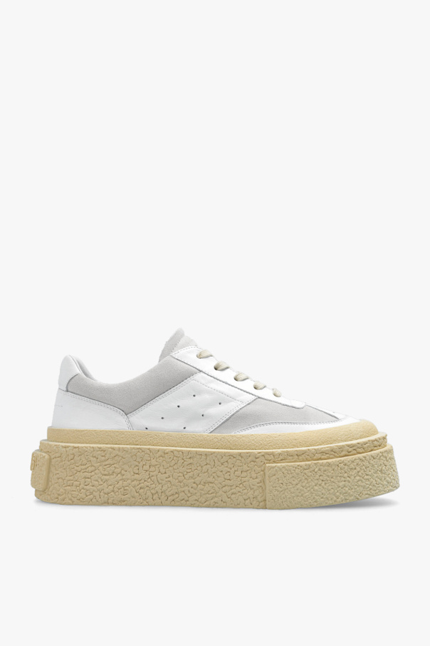Sandals EDEO 3676-S60-344-939 Srebrny Biały Platform sneakers