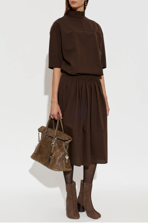 MM6 Maison Margiela Suede heeled ankle boots