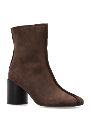MM6 Maison Margiela Suede heeled ankle boots