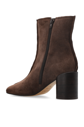 MM6 Maison Margiela Suede heeled ankle boots