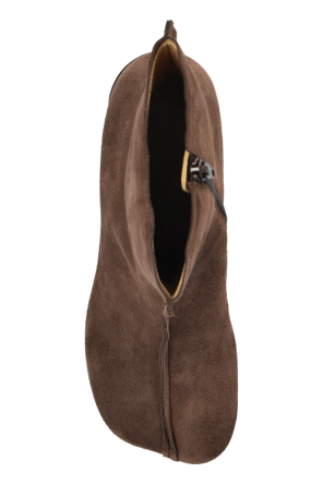 MM6 Maison Margiela Suede heeled ankle boots
