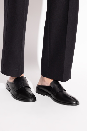 Skórzane klapki od MM6 Maison Margiela