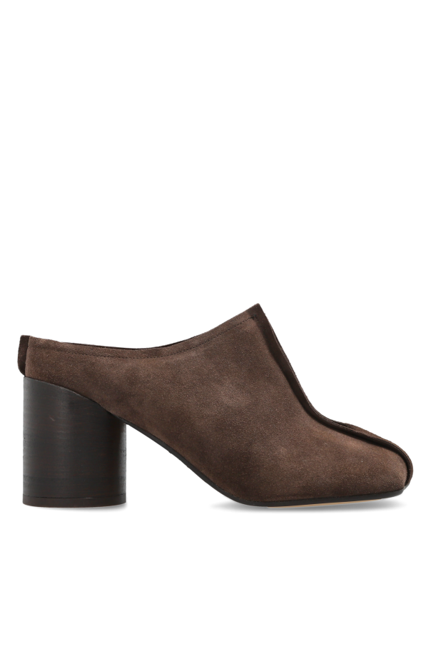 Suede heeled mules od MM6 Maison Margiela