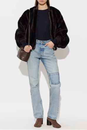 MM6 Maison Margiela Suede heeled mules