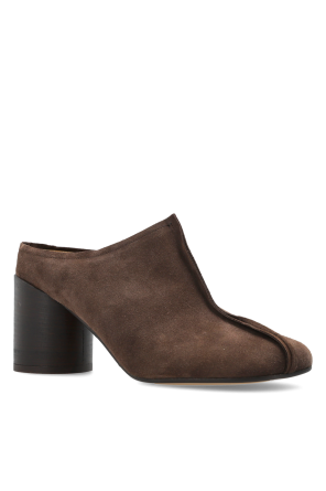 MM6 Maison Margiela Suede heeled mules