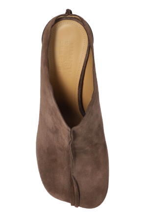 MM6 Maison Margiela Suede heeled mules