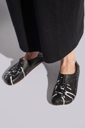 ‘babouche’ slip-on shoes od VANS Otw T-shirt black Damen Schwarz