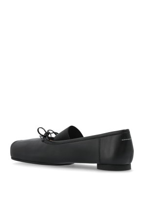 MM6 Maison Margiela Leather ballet flats