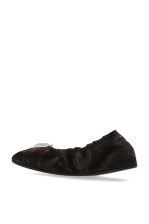 MM6 Maison Margiela Veloursleder-Ballerinas